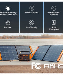 Painel Solar Jackery SolarSaga 100W Resistente a Água IP65