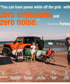 Gerador de Energia Portátil Solar Jackery Explorer 550, 110V 550W