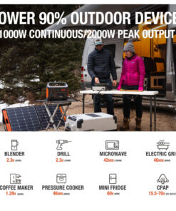 Gerador de Energia Portátil Solar Jackery Explorer 880, 110V 880W