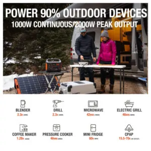 Gerador de Energia Portátil Solar Jackery Explorer 880, 110V 880W