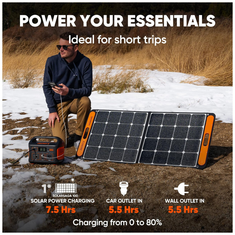 Jackery Gerador, Acumulador de energia Elétrico, Solar, c, USB, portátil, 100W, 110V, 1000W, c, 1 tomada