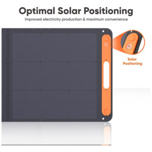 Painel Solar Portátil SolarSaga 200W para Estação de Energia Jackery Explorer