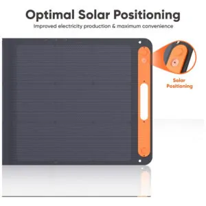Painel Solar Portátil SolarSaga 200W para Estação de Energia Jackery Explorer