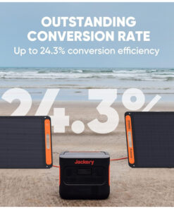 Painel Solar Portátil SolarSaga 200W para Estação de Energia Jackery Explorer