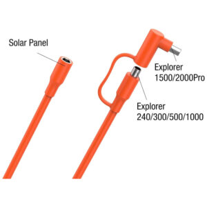 Cabo de Extensão DC 4,98 Metros para Painel Solar Jackery