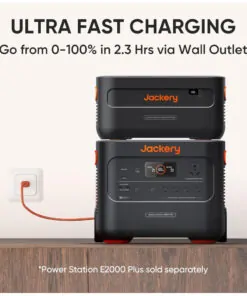 Bateria de Expansão 2042Wh Compatível com Gerador de Energia Solar Explorer 2000 Plus 110V, Jackery
