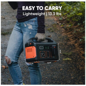 Jackery Explorer 500 Gerador Solar, 518Wh Viagem, Camping, Emergência