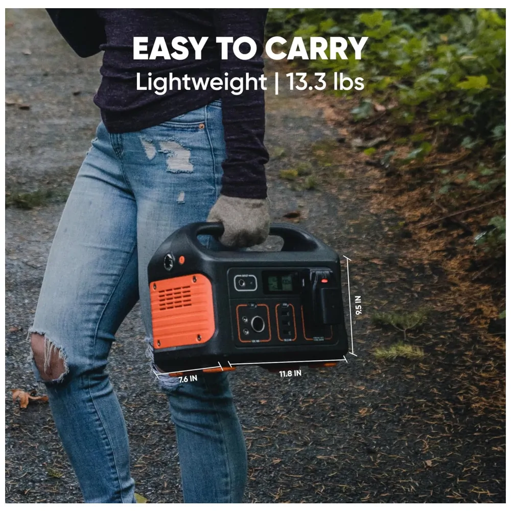 Jackery Explorer 500 Gerador Solar, 518Wh Viagem, Camping, Emergência