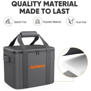 Bolsa de Transporte M para Gerador de Energia Portátil Explorer 1000 e 1000Pro Jackery, Preta