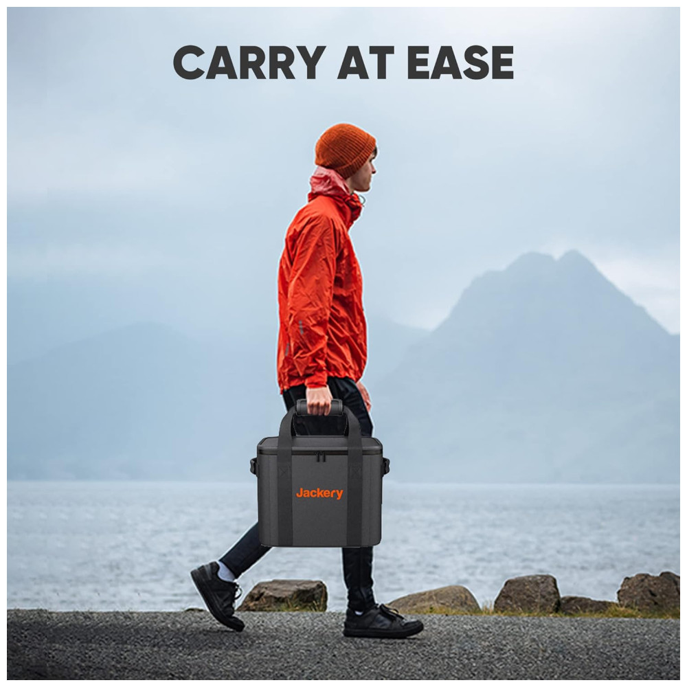 Bolsa de Transporte M para Gerador de Energia Portátil Explorer 1000 e 1000Pro Jackery, Preta