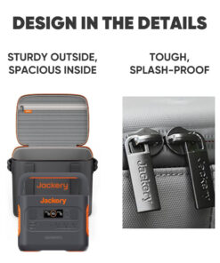 Bolsa de Transporte para Gerador de Energia Portátil Explorer 1500 1500 PRO 2000 Pro, Tam G, Jackery, Preta