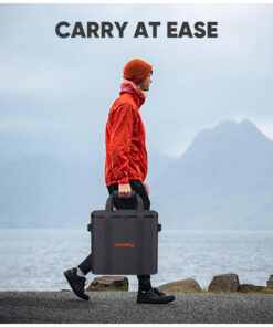 Bolsa de Transporte para Gerador de Energia Portátil Explorer 1500 1500 PRO 2000 Pro, Tam G, Jackery, Preta