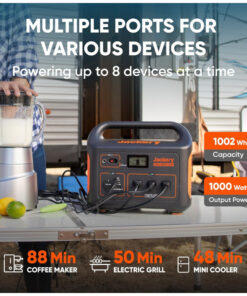Jackery Gerador, Acumulador de energia Elétrico, Solar, portátil, c, USB, 100W, 110V, 1000W, c, 3 tomadas