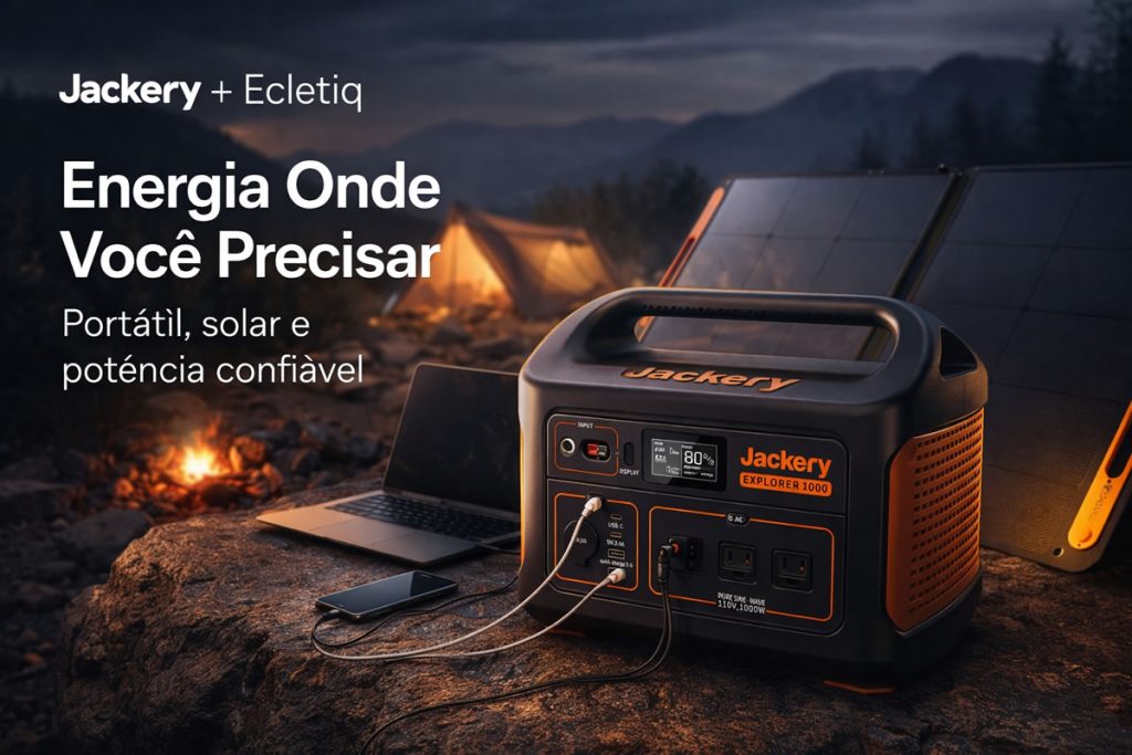 Geradores Solares Portáteis e Estações de Energia Portáti