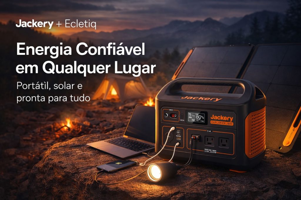 Geradores Solares Portáteis e Estações de Energia Portáti