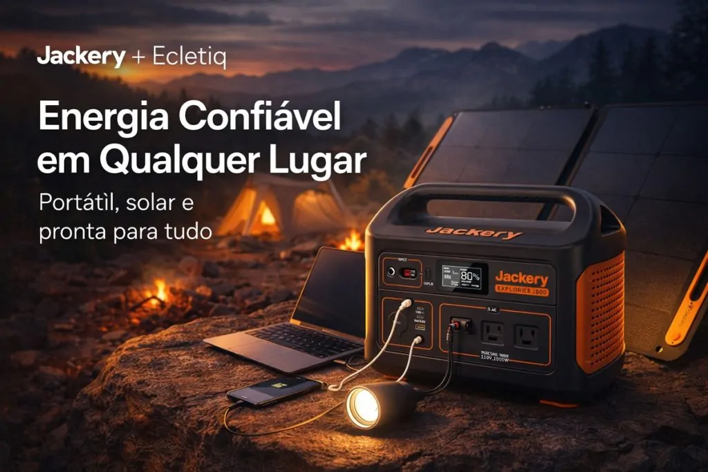 Geradores Solares Portáteis e Estações de Energia Portáti