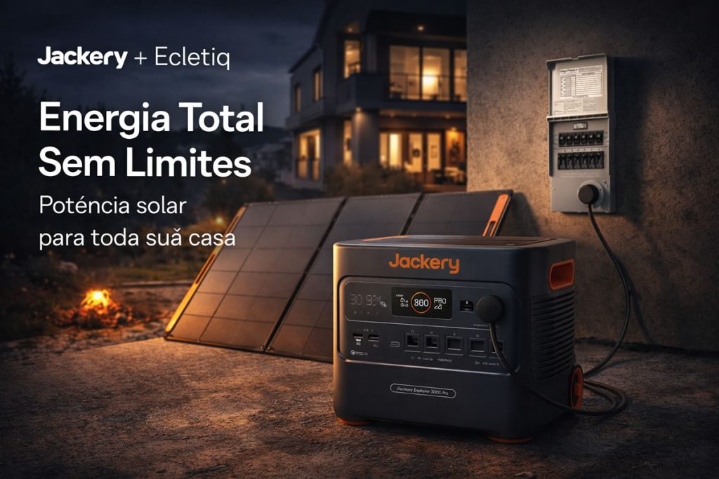 Geradores Solares Portáteis e Estações de Energia Portáti